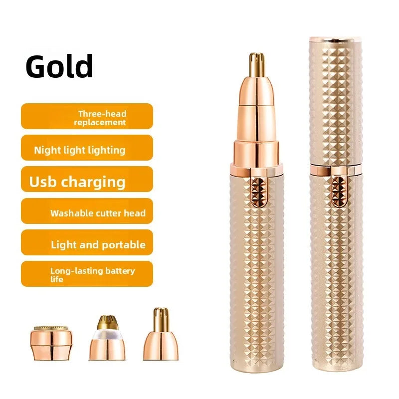 USB Charging Portable Hair Remover | Body, Facial & Eyebrow Trimmer