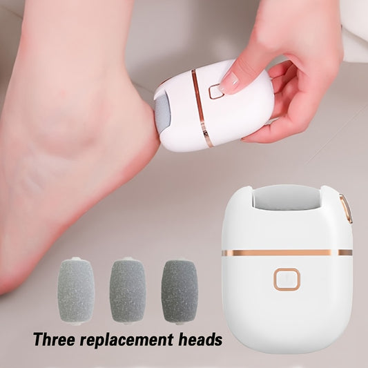 Electric Foot File with 3 Replaceable Heads