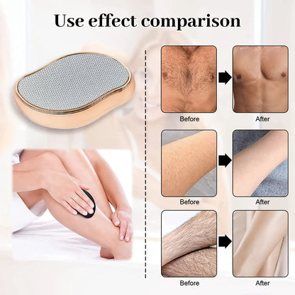 2-in-1 Magic Crystal Hair Remover and Exfoliating Tool