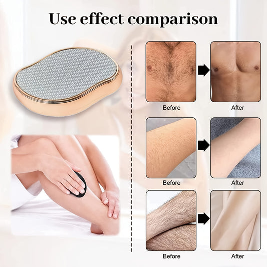 2-in-1 Magic Crystal Hair Remover and Exfoliating Tool