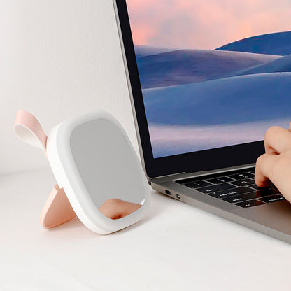 Portable Pocket Makeup Mirror with LED Light
