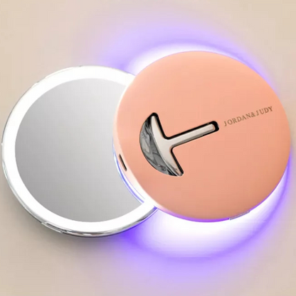 LED Makeup Mirror with Portable Folding Design