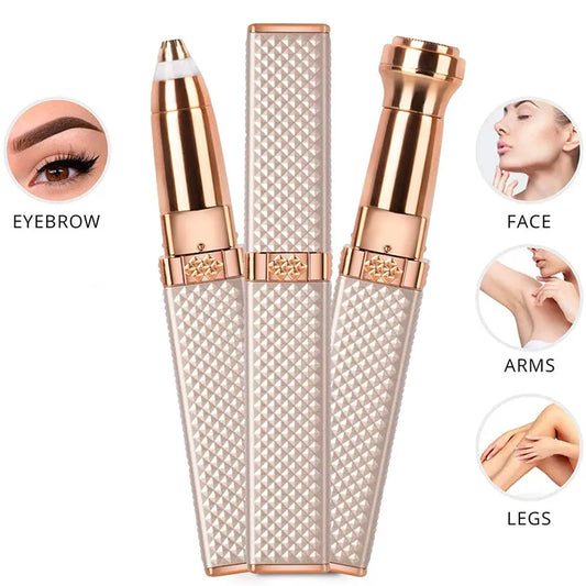 USB Charging Portable Hair Remover | Body, Facial & Eyebrow Trimmer
