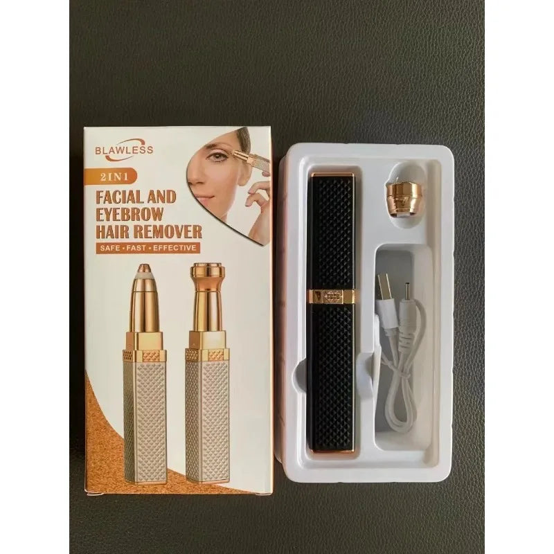 USB Charging Portable Hair Remover | Body, Facial & Eyebrow Trimmer