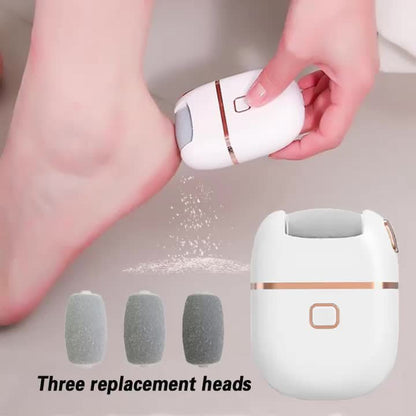 Electric Foot File with 3 Replaceable Heads