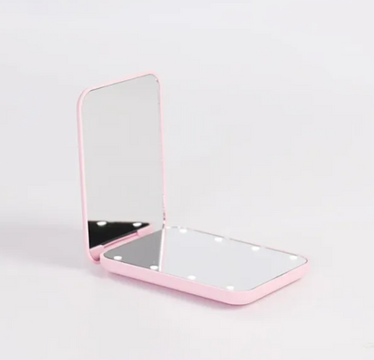 GlowFold LED Makeup Mirror