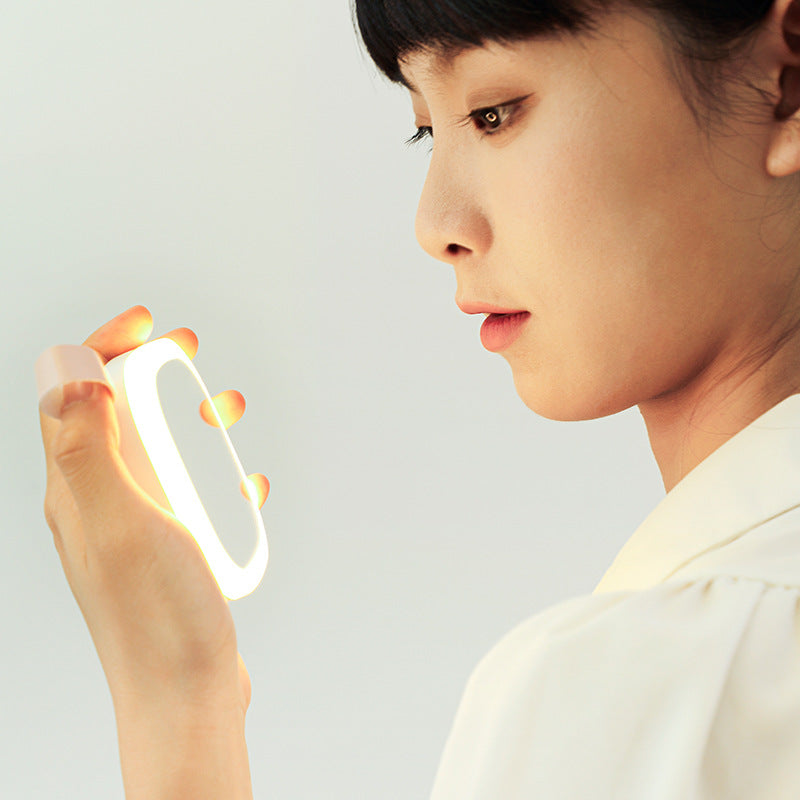 Portable Pocket Makeup Mirror with LED Light